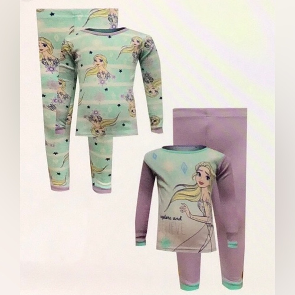 DISNEY FROZEN II ELSA EXPLORE AND BELIVE GIRLS PAJAMA SET